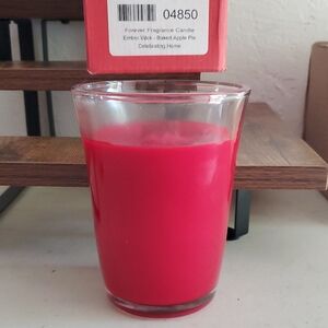 Baked Apple Pie Scent Wood Wick Candle Clean Burn 50 hr crackles Celebrating Hom